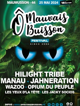 Affiche Festival Ô Mauvais Buisson 2024