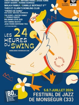 Affiche 24 Heures Du Swing 2024