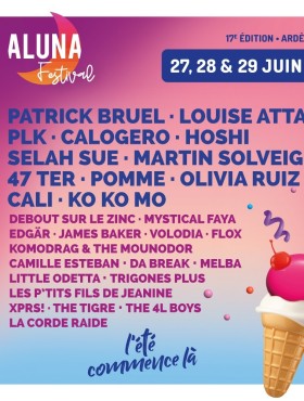 Affiche Ardèche Aluna Festival 2024