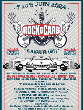 Affiche Rock & Cars 2024