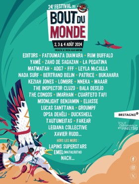 Affiche Festival Du Bout Du Monde 2024