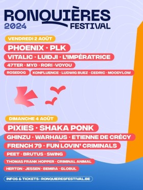 Affiche Ronquières Festival 2024