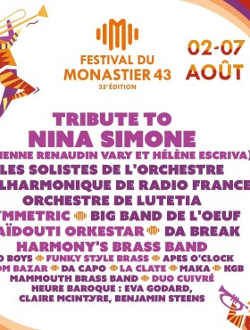 Affiche Festival Du Monastier 2024