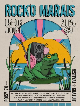 Affiche Rock'O Marais Festival 2024