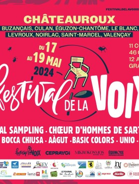 Affiche Festival De La Voix De Chateauroux 2024