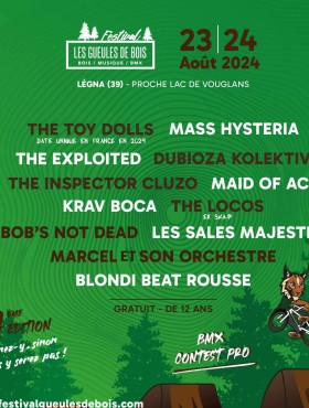 Affiche Festival Les Gueules De Bois 2024