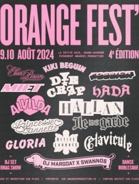 Affiche Orange Fest' 2024