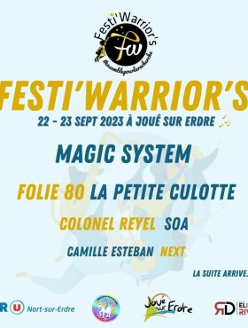 Affiche Festi'Warrior's 2023