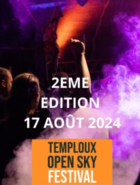 Affiche Temploux Open Sky Festival 2024