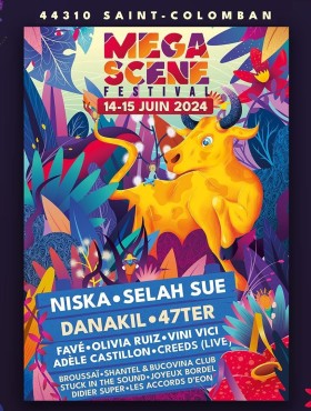 Affiche Festival Mégascène 2024