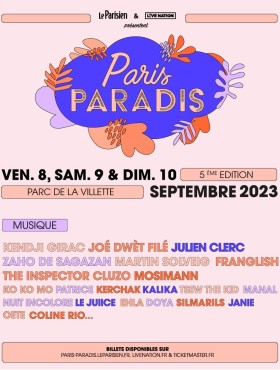 Affiche Paris Paradis 2023