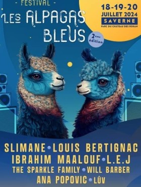 Affiche Les Alpagas Bleus 2024