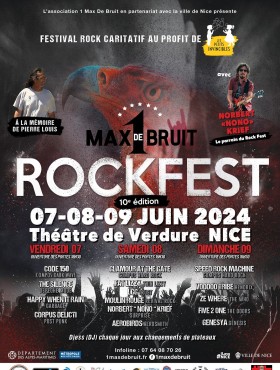 Affiche Max De Bruit Rock Fest 2024