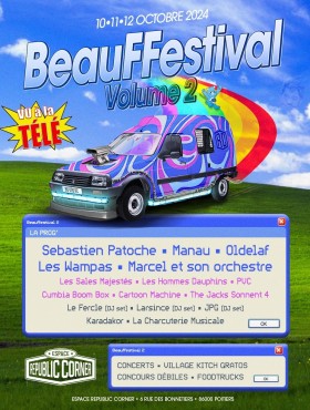 Affiche Le Beauffestival 2024