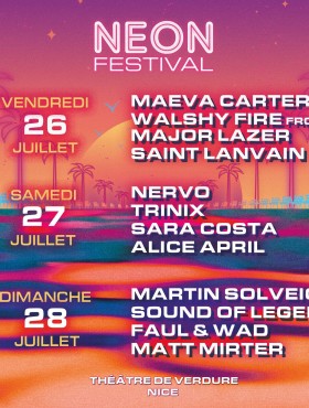 Affiche Néon Festival 2024