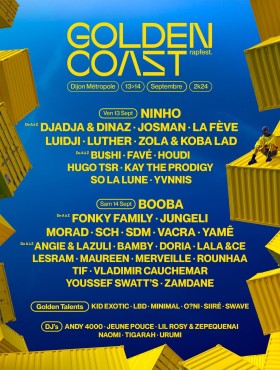 Affiche Golden Coast Festival 2024