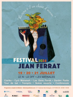 Affiche Festival Jean Ferrat 2024