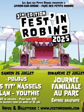 Affiche Fest'in Robins 2025