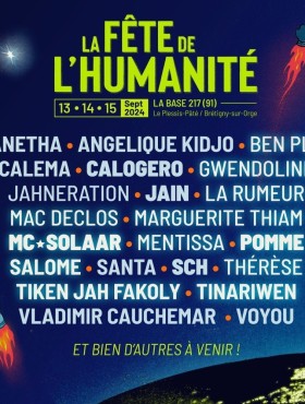 Affiche Fête De L'humanité 2024