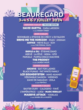 Affiche Festival Beauregard 2024