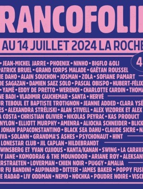 Affiche Francofolies 2024